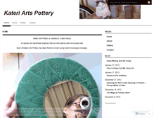 Tablet Screenshot of kateriartspottery.com